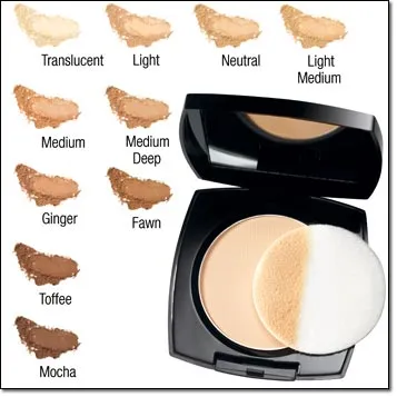 Avon Ideal Flawless Pressed Powder | Mocha